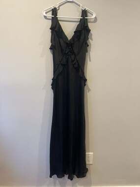 Bloomingdale's | Dresses | Womens Bloomingdales Black Lace Sequined Holiday  Evening Sleeveless Dress Xl | Poshmark